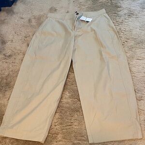 J. Crew lasso barrel Women's Wide Leg Tan Pants